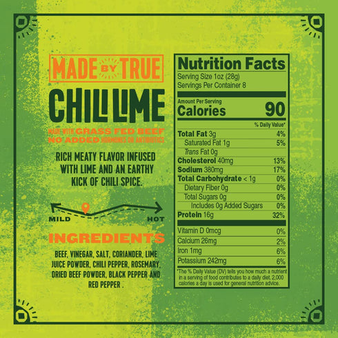 (2 oz, Pack 3) Whole30 Made by True Beef Sliced Bites Spicy Variety of - All Natural, Zero-Sugar True Jerky Biltong