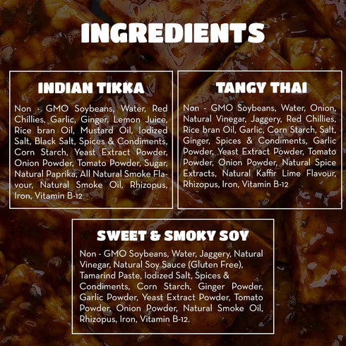(Pack 3)- 28g Ready to Cook Tempeh-All Thins Tempeh of Clean Protein| High Fiber | More Protein & Fiber than Tofu