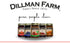 13oz (Pack 6) Dillman Farm No Sugar Added Apple Butter - All Natural, Gluten-Free, Non-GMO, Vegan, Kosher