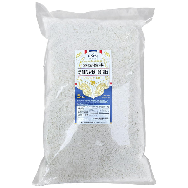 Fusion Select Sanpatong Thai Sticky Rice - Authentic Glutinous Khao Niao Sweet