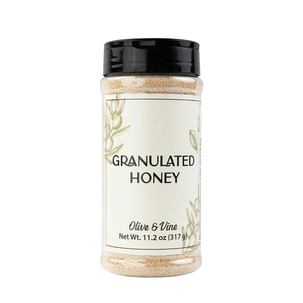 Olive & Vine Granulated Honey, Sweet Flavor, For Baking & Beverages, Rich