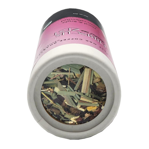 Organic Loose Leaf Tea Hibiscus Herbal Tea Zest - Organic Hibiscus Flowers, Lemongrass, Green Rooibos, Licorice Root