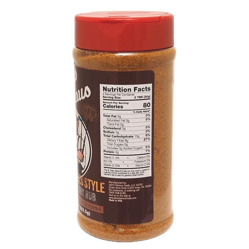 Jake’s Famous Memphis Rub, Gluten Free, Sugar Free, Steak Seasoning, Chicken Seasoning, BBQ Rub, Dry Rub for Barbecue Ribs, BBQ Brisket, 10 Oz