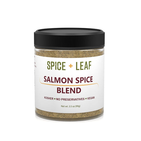 Premium Salmon Spice Blend by Spice + Leaf - Gourmet Vegan, Preservative