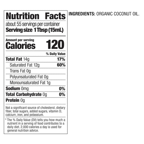 28 Oz, BetterBody Foods Organic Refined Coconut Oil, Fl All Purpose Oil for Cooking, Baking, Hair and Skin Care