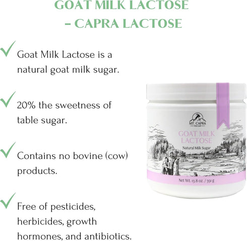 Mt. Capra Goat Milk Lactose and Ghee