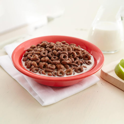 19.2 OZ (Pack 4) Cheerios Chocolate Cheerios Heart Healthy Cereal, Gluten Free Cereal With Whole Grain Oats, Family