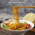350g (10.5oz), 6 Pack Non-fried Hot Pot Ramen Family Noodles Unflavored, Preservative Free, No Added MSG Total PCS Per