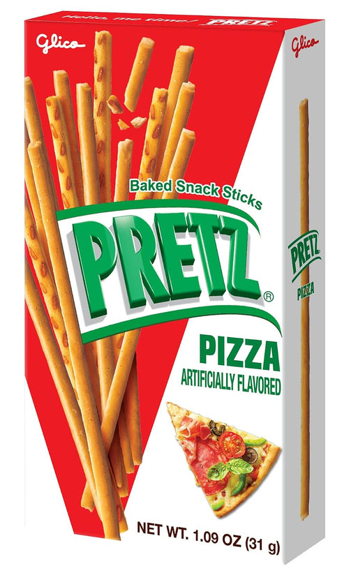1.09 (Pack 10) Glico Pretz Biscuit Stick, Pizza Flavored, Ounce