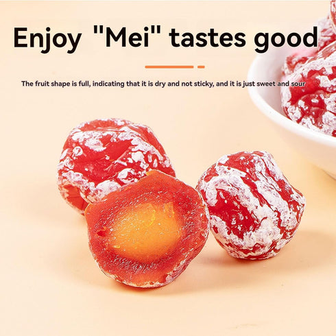 TEAERPKLAE 10.6oz/300g Sour and Sweet Dried Plum Sweet and Sour Plum Preserved FruitThe flesh is thick Plums Dried
