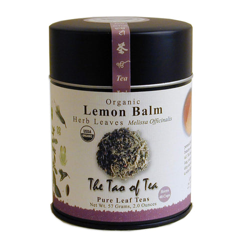The Tao of Tea Lemon Balm Herbal Tea, Loose Leaf, 2.0 Ounce Tin