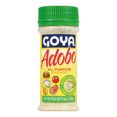 Adobo All Purpose Seasoning with Cumin by Goya, Poultry, Seafood, Meat, and
