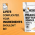 90% 1 32oz It's Just! Peanut Butter Powder - Less Fat, Non-GMO, No Added Salt or Sugar, Ingredient