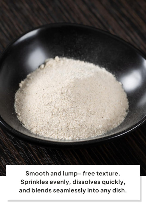 (200g 7.0 oz) Korean Food Korean Deep Sea Mushroom Salt Vegan Mineral-Rich Sea Salt, Umami Seasoning for Cooking