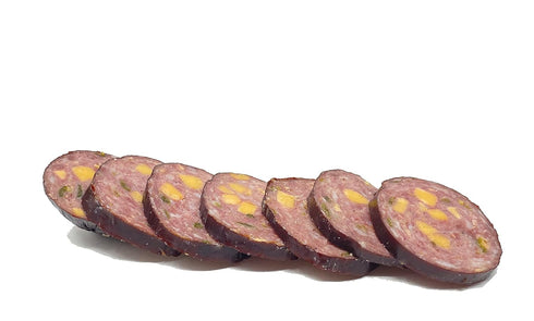 1959 Summer 12 oz Summer (Pack 2) PEARSON RANCH SINCE Elk Sausage with Jalapeno Cheese Stick of Game Meat Sausage