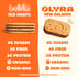 24 Packs Olyra Dark Chocolate, Sandwich Breakfast Biscuits, Healthy Snacks for Adults and Kids, Low Sugar, High Fiber