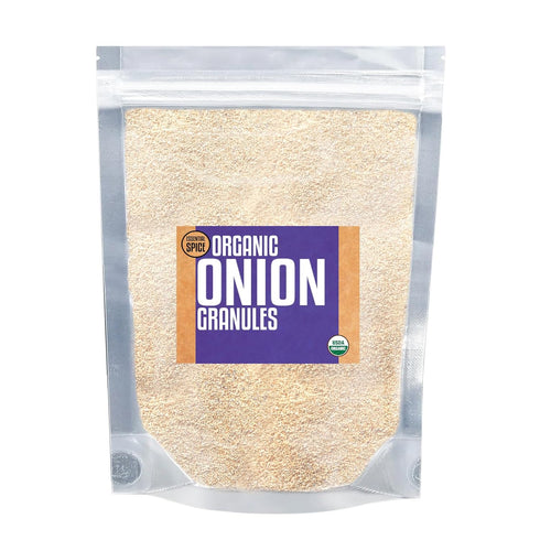 4 oz Essential Spice Granulated Onion, Bottle Bold, Savory & Slightly Sweet Flavor Coarse Ground Onion for Seasoning
