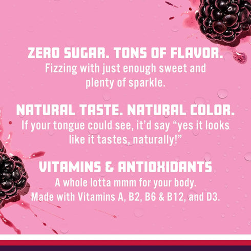 17 oz Sparkling Ice, Black Raspberry Sparkling Water, Zero Sugar Flavored Water, with Antioxidants and Vitamins, fl