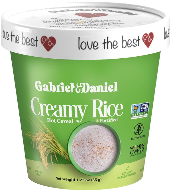 Gabriel & Daniel Creamy Rice Hot Cereal Non-GMO, Pure and Organic Gluten