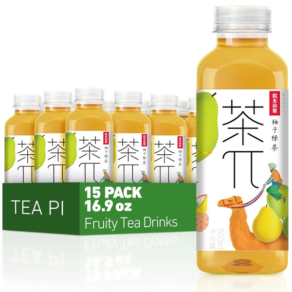 Visit the Store Tea PI Iced Tea Green Tea, Pomelo Sweet Iced Fruit Tea Bottles,