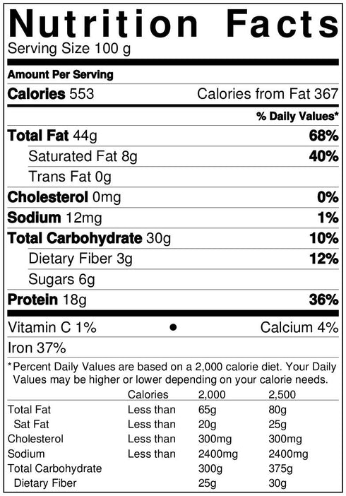 2 Lbs Anna and Sarah Raw Cashews in Resealable Bag