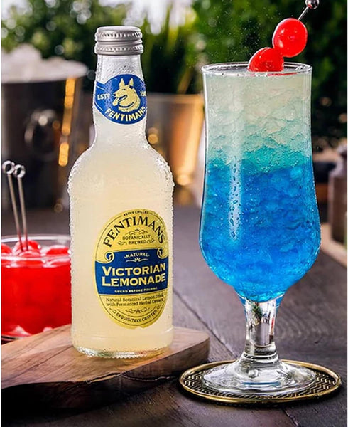 9.3 oz Fentimans Botanically Brewed Classic Victorian Lemonade Sparkling Soda, fl Bottles Premium Craft Soda/Mixer