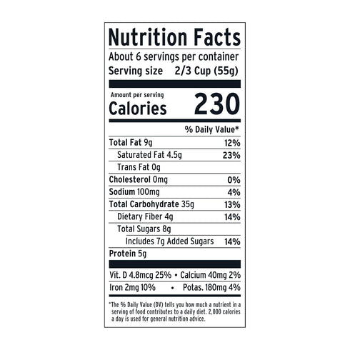 11 OZ (Pack 3) PURELY ELIZABETH Chocolate Almond Superfood Cereal