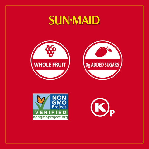 Sun-Maid California Zante Currants Snack | 8 Ounce Bags | Whole Natural Dried Fruit, No Artificial Flavors