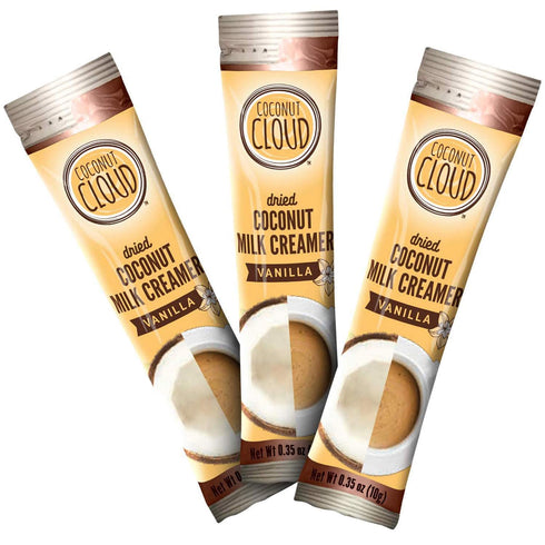 Coconut Cloud Dairy-Free Coffee Creamer, Minimally Processed, Vegan, Gluten Free, Non-GMO (Vanilla - 20 Sticks)