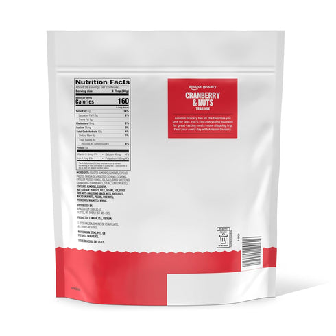 40 Oz Amazon Grocery, Cranberry & Nuts Trail Mix