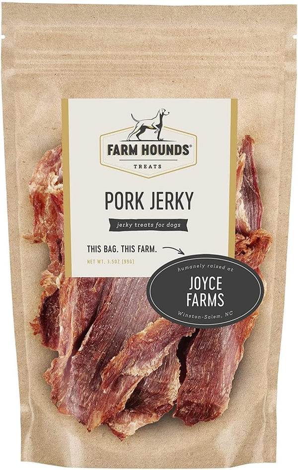 Farm Hounds - Pork Jerky - Premium Natural Jerky for Dogs -