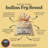 Bounty Foods 16 oz Indian Fry Bread Mix Authentic Montana-Made Native Flatbread Blend in Western-Style Burlap Bag