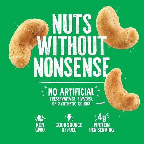 (1-Pack) 5 Oz Emerald Nuts Jalapeno Seasoned Cashews | Resealable Bag | Plant-Based Protein, Kosher Certified, Non-GMO