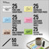 WorkBrew Packets Pack 200 Count, Sweetener Variety with Stirrers, Individually Wrapped Coffee Sweeteners, Stevia, Cane