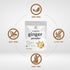 DEAL SUPPLEMENT 3lbs Organic Fresh Ginger Powder, Finely Ground for Easy Mixing, Raw Ginger Spice Flavor, Indian Origin