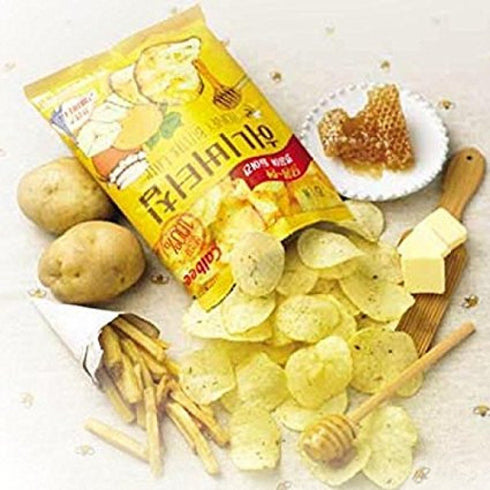 Haitai Honey Butter Chip New Korea Potato Snack, 60g x 2