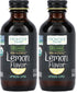 Frontier Co-op Organic Lemon Flavor, 2 Ounce Glass Jar, Tart Citrus Flavor