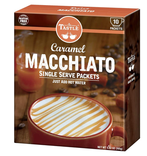 Caf TASTL 30 Cafe Tastle Cappuccino, Vanilla Latte, Caramel Macchiato, Piece Assortment