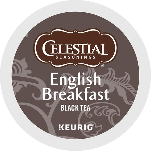 72 Count Celestial Seasonings English Breakfast Tea Keurig Single-Serve K-Cup Pods