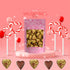 2 Fruidles Valentine's Milk Peanut Butter Chocolate Hearts, Kosher Certified Dairy, Pounds
