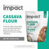 2lb Impact - Conventional Cassava Flour, Gluten, Grain, Dairy, Soy & Nut Free, Vegan, Non-GMO, Fine Texture