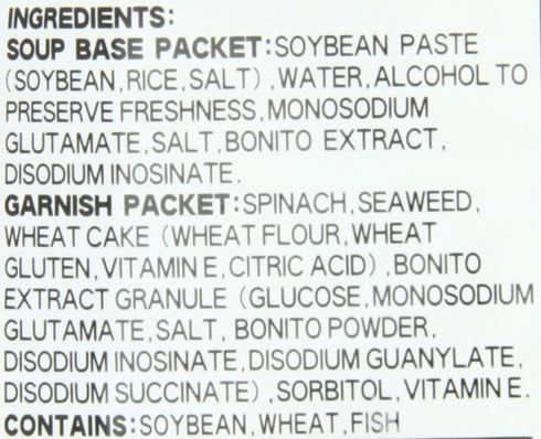 Miko Brand Instant Spinach Miso Soup, 5.76 Oz
