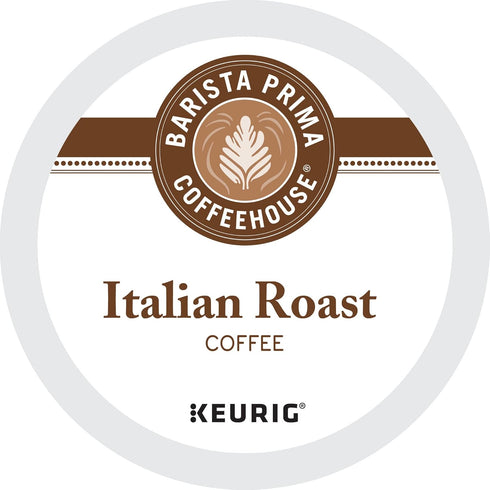 Barista Prima 48 Count Coffeehouse Italian Roast, Keurig Single Serve K-Cup Pods, Dark Roast Coffee