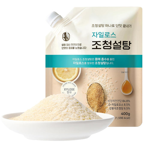 Xylose Rice Sugar, Unrefined Natural Sugar, Xylitol, Low Absorption, Rich Rice Flavor,
