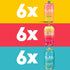 3 Pack Sunset, 12 Oz (Pack 18) bubly, Flavor Variety (Bellini Bliss, Strawberry Coconut Pineapple), Zero Sugar & Zero