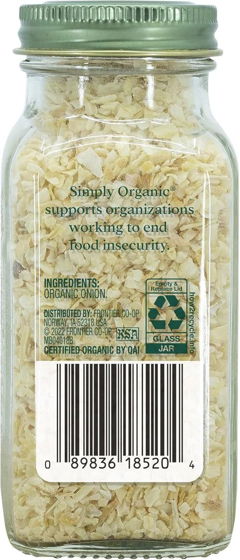 Simply Organic 2.21 oz Pack 4 Minced White Onion, Certified Organic | | of | Allium cepa