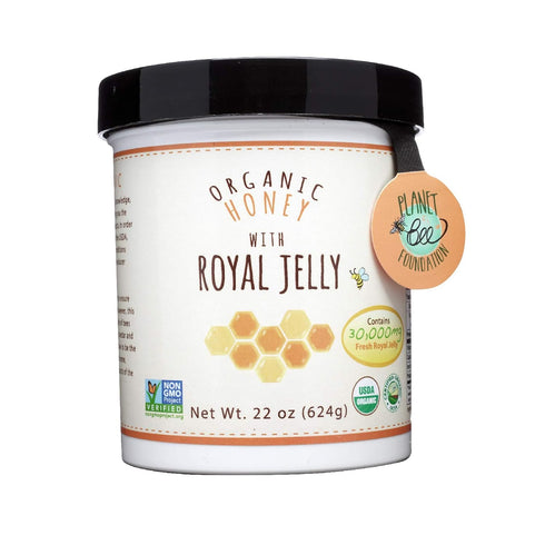 GREENBOW Organic Honey w/Fresh Royal Jelly - 100% USDA Certified Organic, Non-GMO,