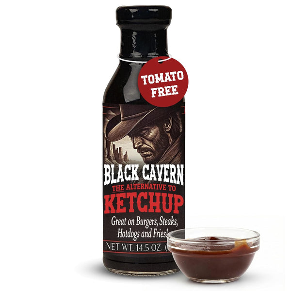 Black Cavern - The Ketchup Alternative, Tomato-Free Condiment for Burgers, Steaks, Hot