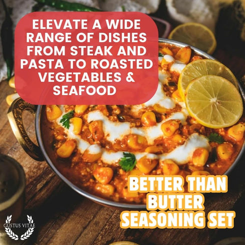 Set: 2 Pack Set GLP-1 Better Than Butter Seasoning | Gourmet Seasoning, Artisanal Spice Blends | All Natural, Non GMO |