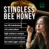 2.35 oz (70 ml) Stingless Bee Honey, Sweet and Sour Meliponini. Contains Low Glycemic Trehalulose, No Sucrose, fl
